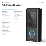 Wi-Fi Video Doorbell - PIR Motion Sensor