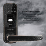Fingerprint & Touchscreen Door Lock - Aged Bronze