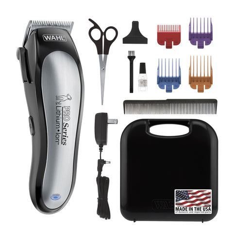 Electric Dog Clippers - 12 Pieces - Black & Silver