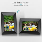 Wi-Fi Digital Picture Frame - 8" - Auto-Rotate