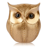 Resin Owl Statue - Gold