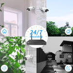 Wireless Security Camera System - 4 Cameras - Remote