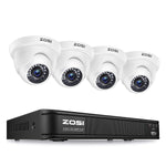 Wireless Security Camera System - 4 Cameras - White