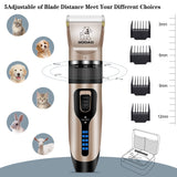 Electric Dog Clippers - 14 Pieces - Brushed Nickel