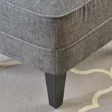 Recliner With Ottoman - Gray